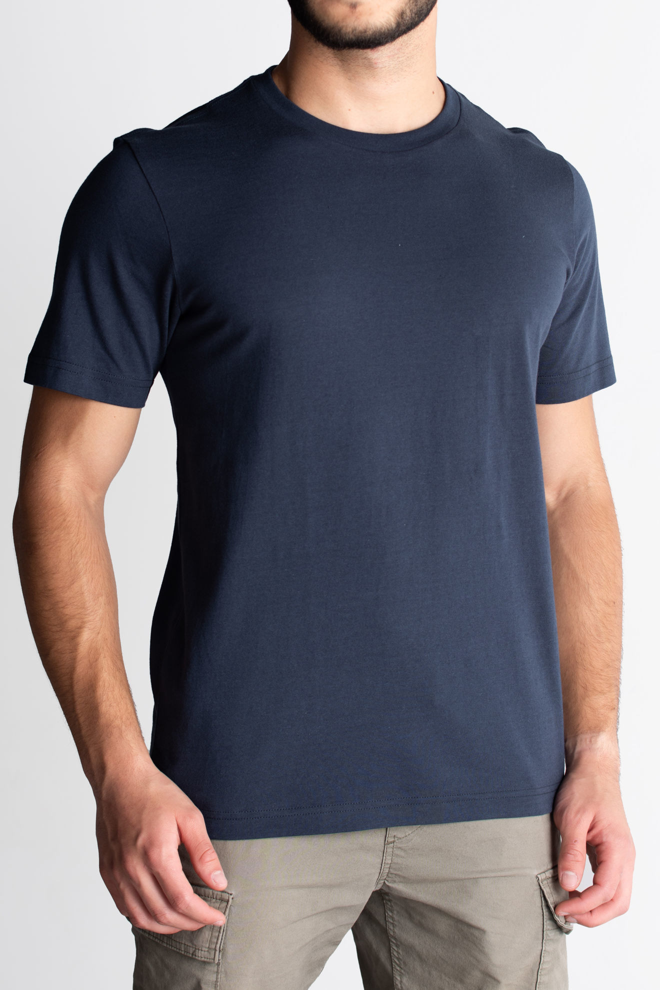 Picture of Short Sleeve T-shirt-Dark Navy