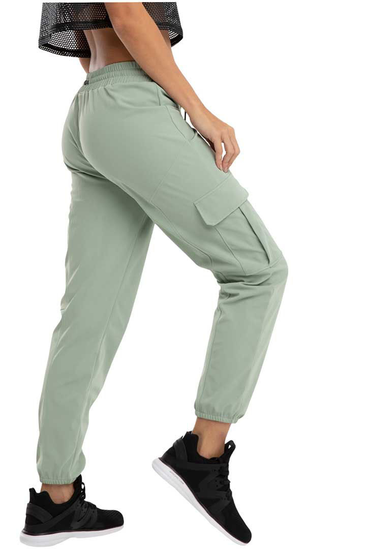 Picture of Hypnos Black out Pants-Green sage