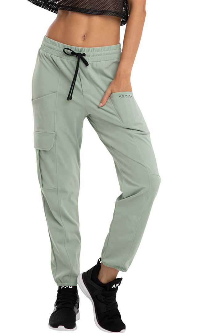 Picture of Hypnos Black out Pants-Green sage