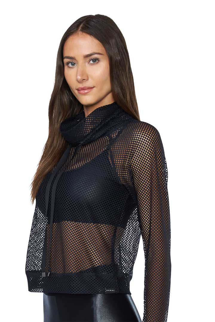 Picture of Pump Open Mesh Pullover - Black