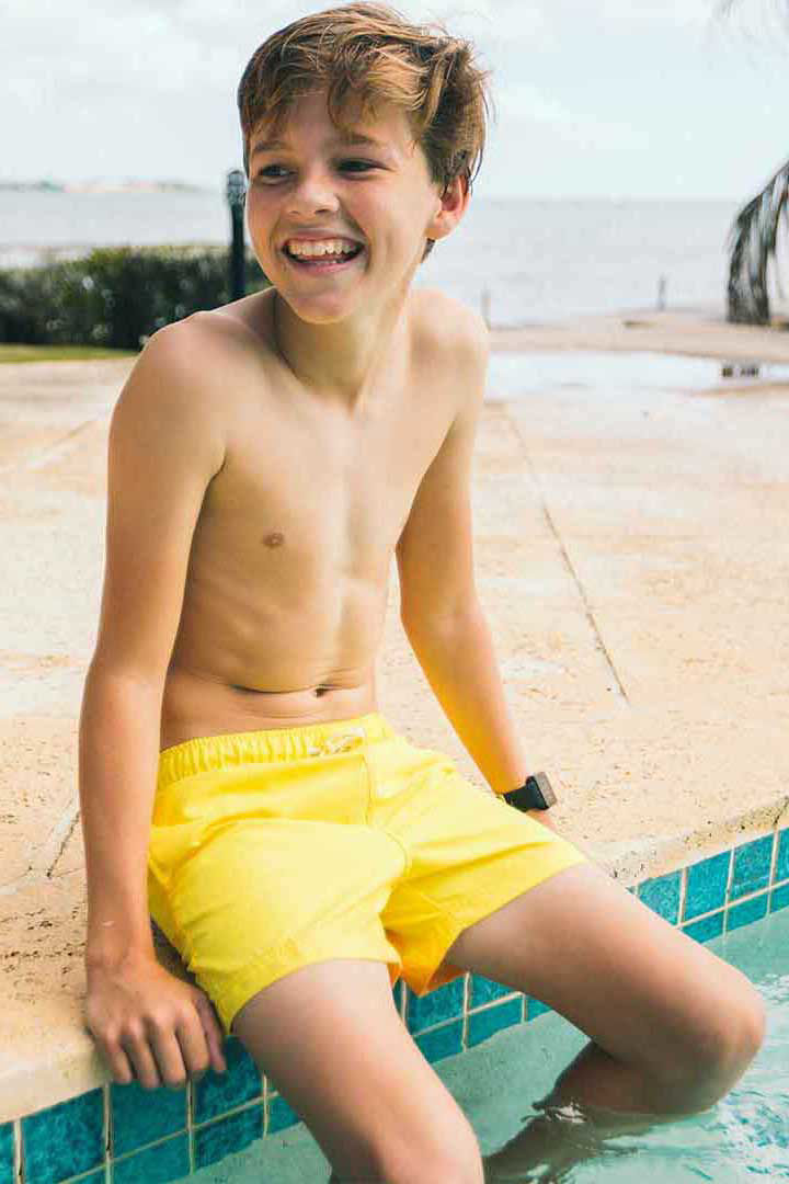 Picture of Sea'Sons Swim Short-Orange Yellow