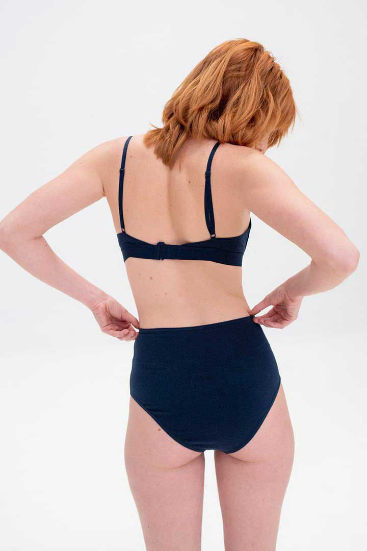 Picture of High Waisted Brief-Blue