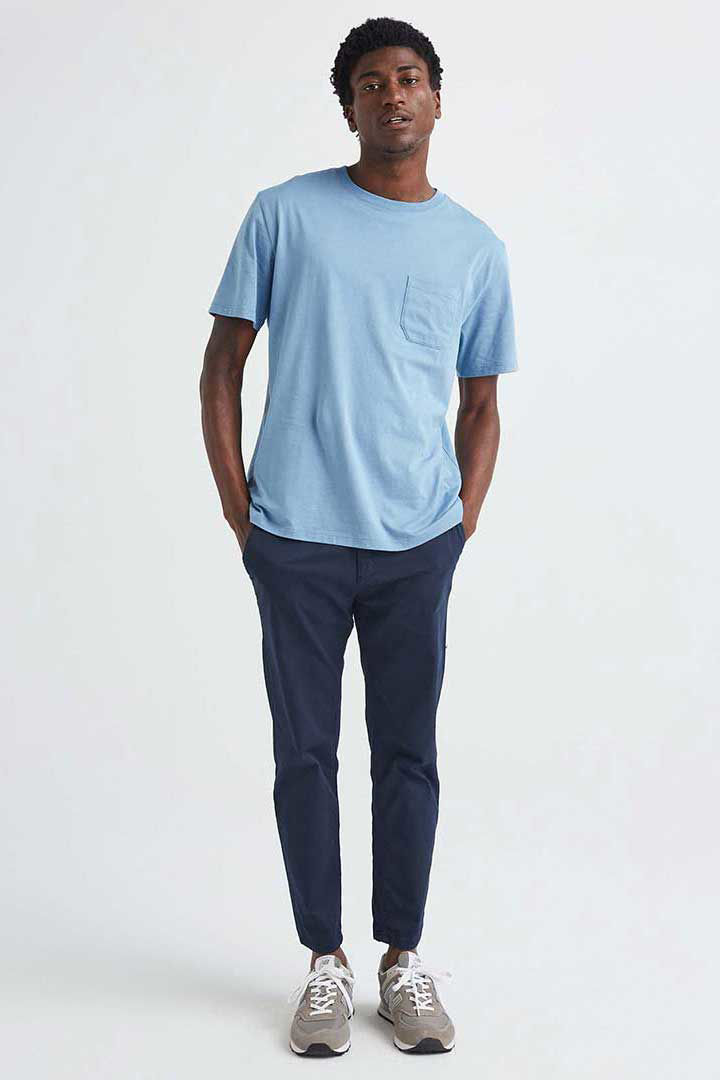 Picture of Pima Pocket Tee- Blue Heaven