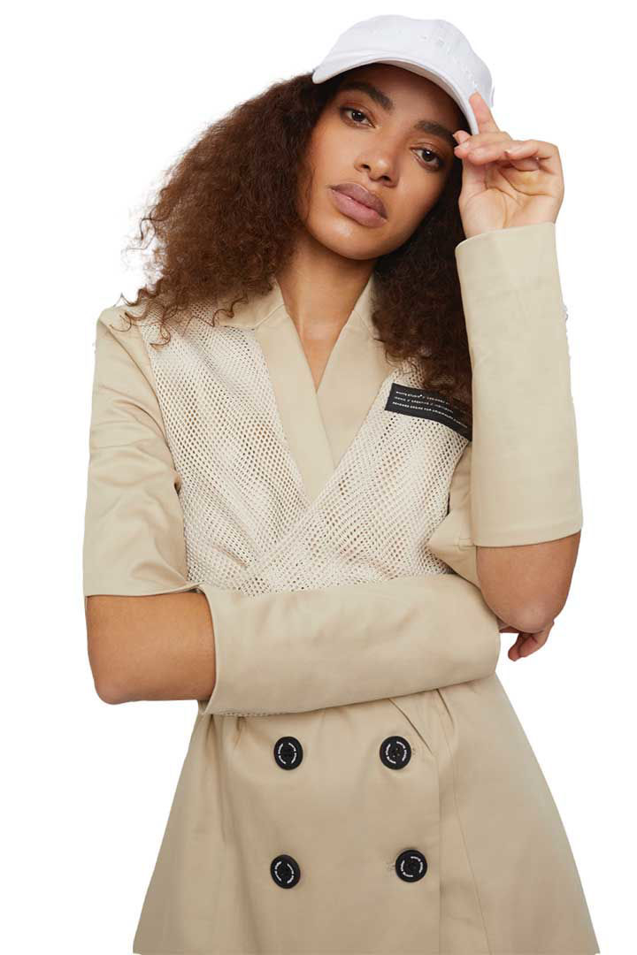 Picture of The "Back - Up" Sport Wrap Blazer Dress - Nude