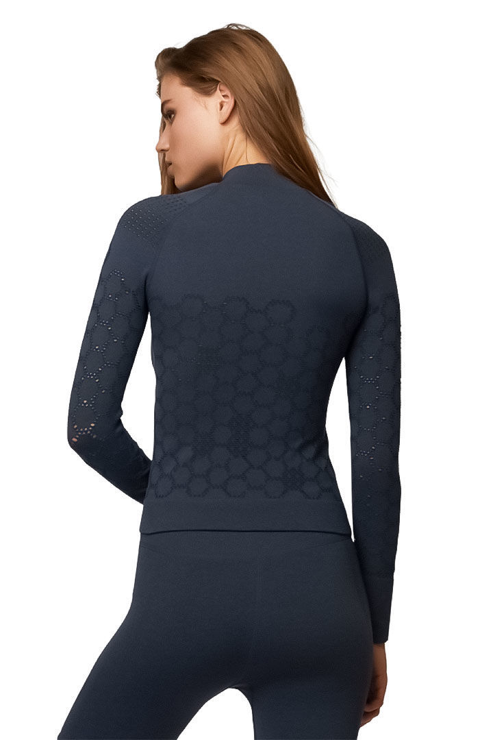 Picture of Infinity Seamless Zip Jacket-Pewter