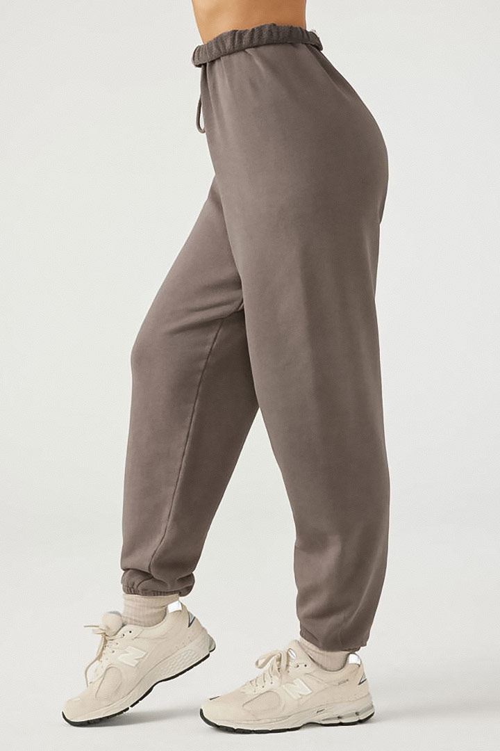 Picture of Oversized Jogger-Peppercorn French Terry