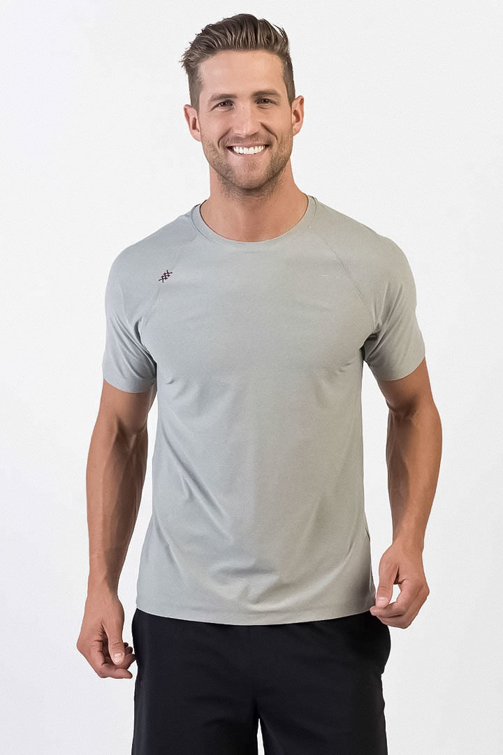 Picture of Reign Short Sleeve-Light Heather Grey