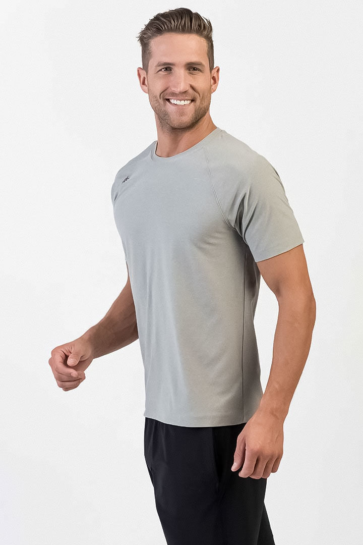 Picture of Reign Short Sleeve-Light Heather Grey