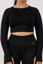 Picture of Peppy 01 Seamless Long Sleeve Crop-Black