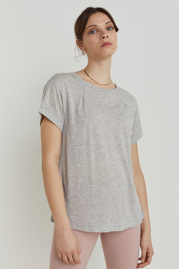Picture of Madison Tee-Light grey marl