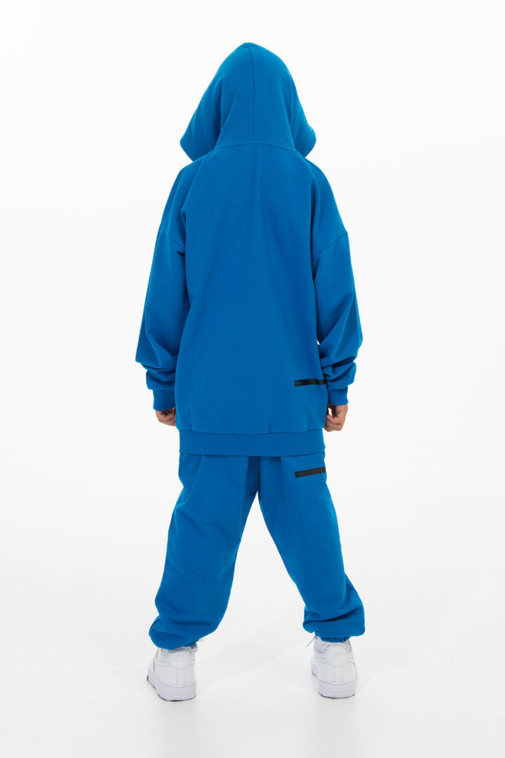 Picture of Kids Lightweight Hoodie-Blue