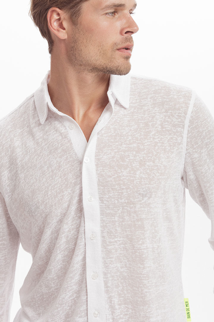 Picture of Linen Shirt-White