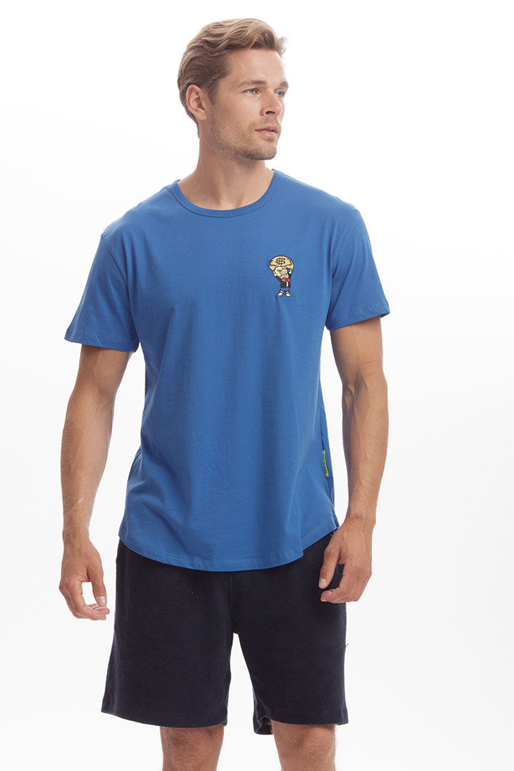 Picture of Richie Rich Cotton T-Shirt-Royal Blue