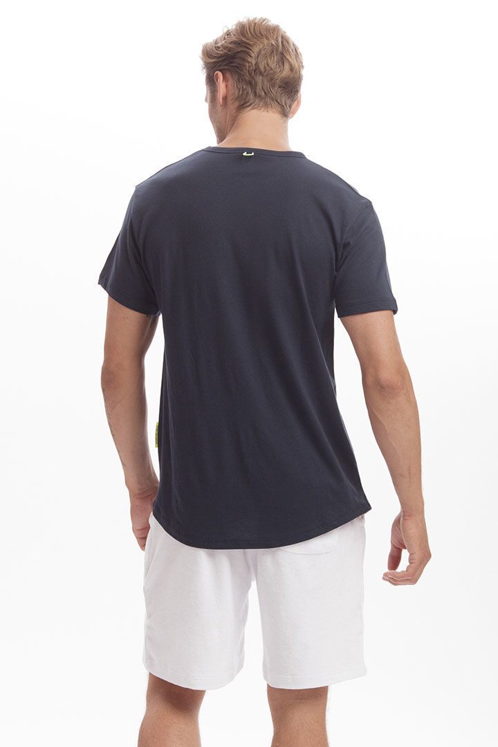 Picture of Richie Rich Cotton T-Shirt-Navy Blue