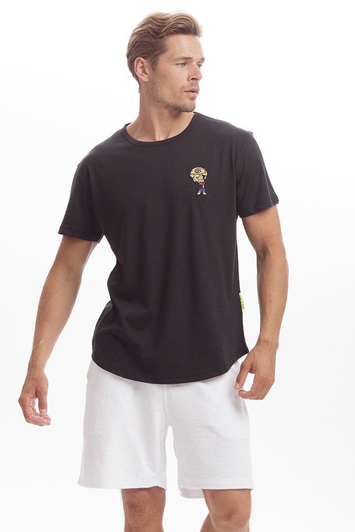 صورة Richie Rich Cotton T-Shirt-Black