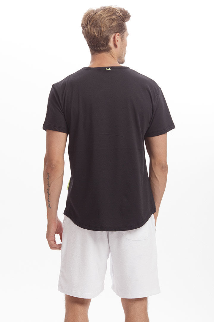 Picture of Richie Rich Cotton T-Shirt-Black