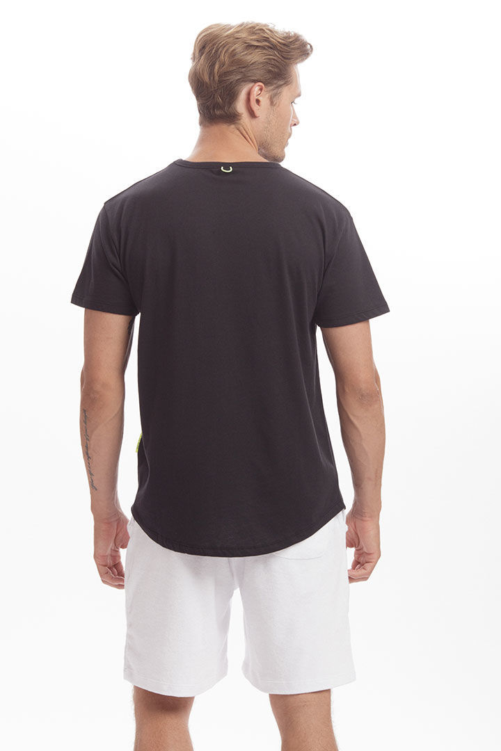 Picture of Panda Cotton T-Shirt - Black