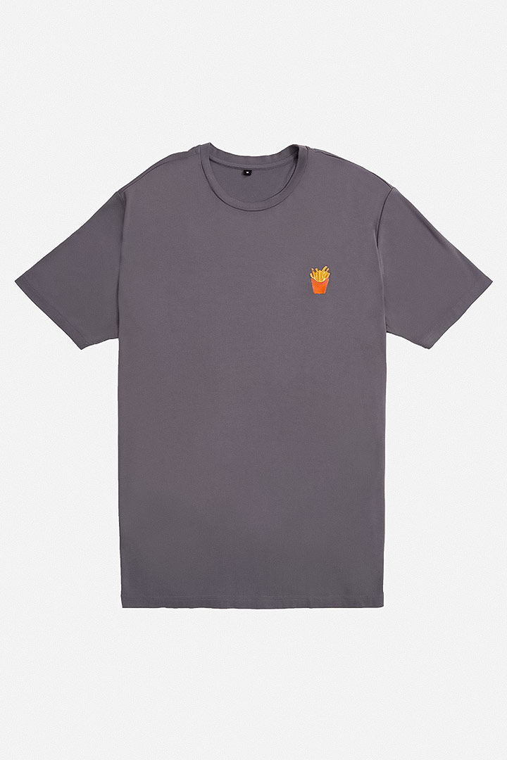 Picture of Fries Bamboo T-Shirt-Purple