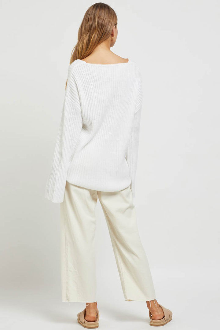 Picture of Amira Knit Top-White