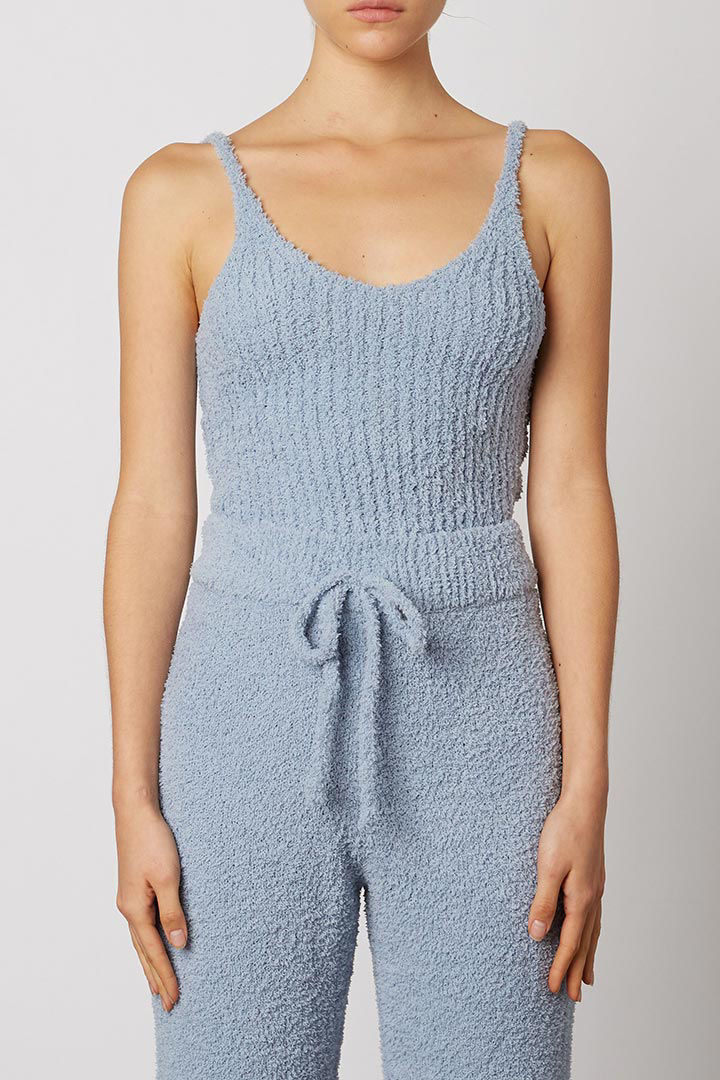 Picture of Plush Sweater Tank - Dusty Blue