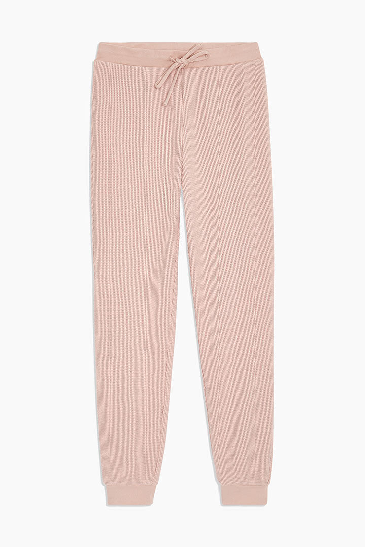 Picture of Waffle Knit Jogger-Blush