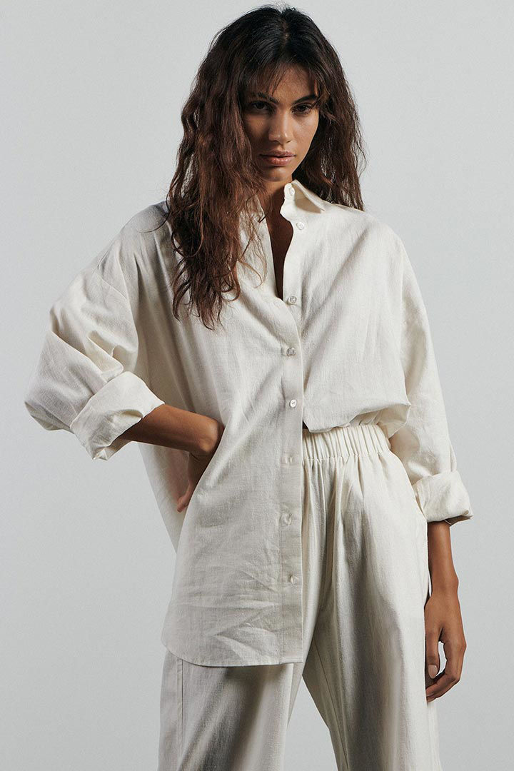 صورة The Long Sleeve Shirt-White