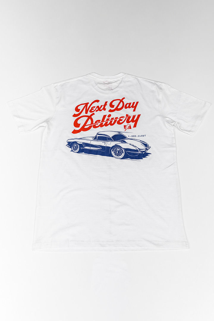 Picture of Clout Delivery Service Tee-White