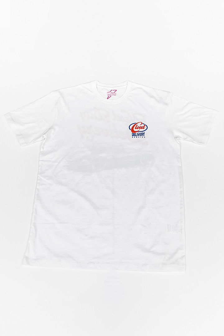 Picture of Clout Delivery Service Tee-White