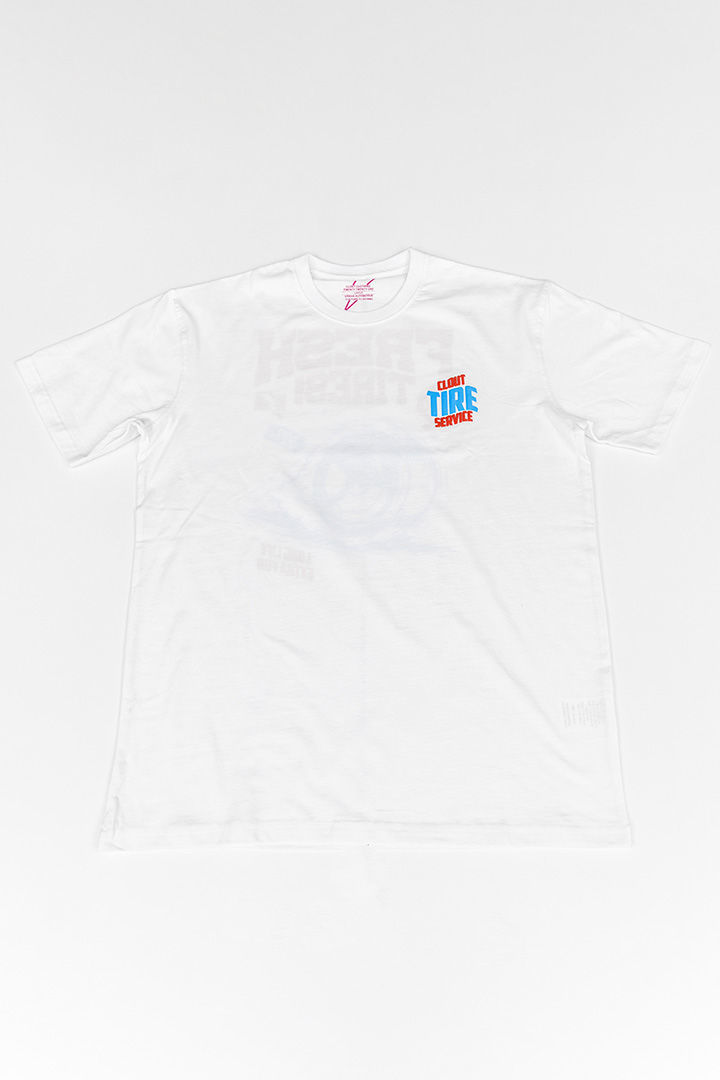 Picture of Clout Tire Service Tee-White