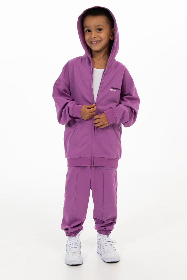 Picture of Kids Lightweight Sweatpants-Purple