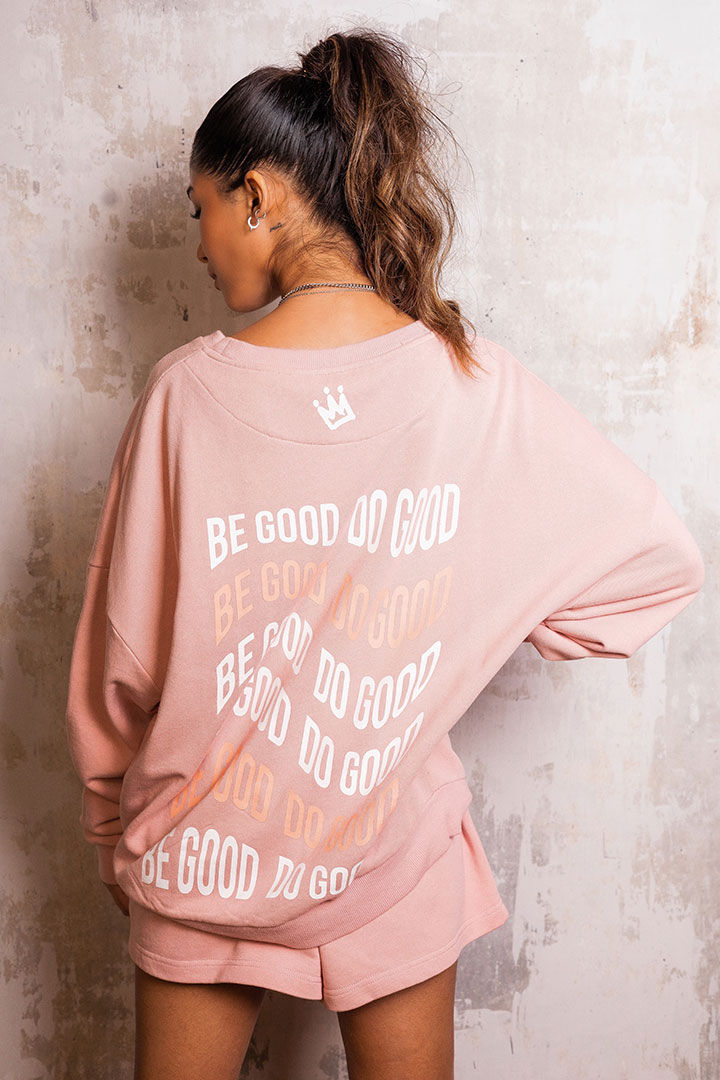 Picture of Be Good Do Good Crewneck-Pink