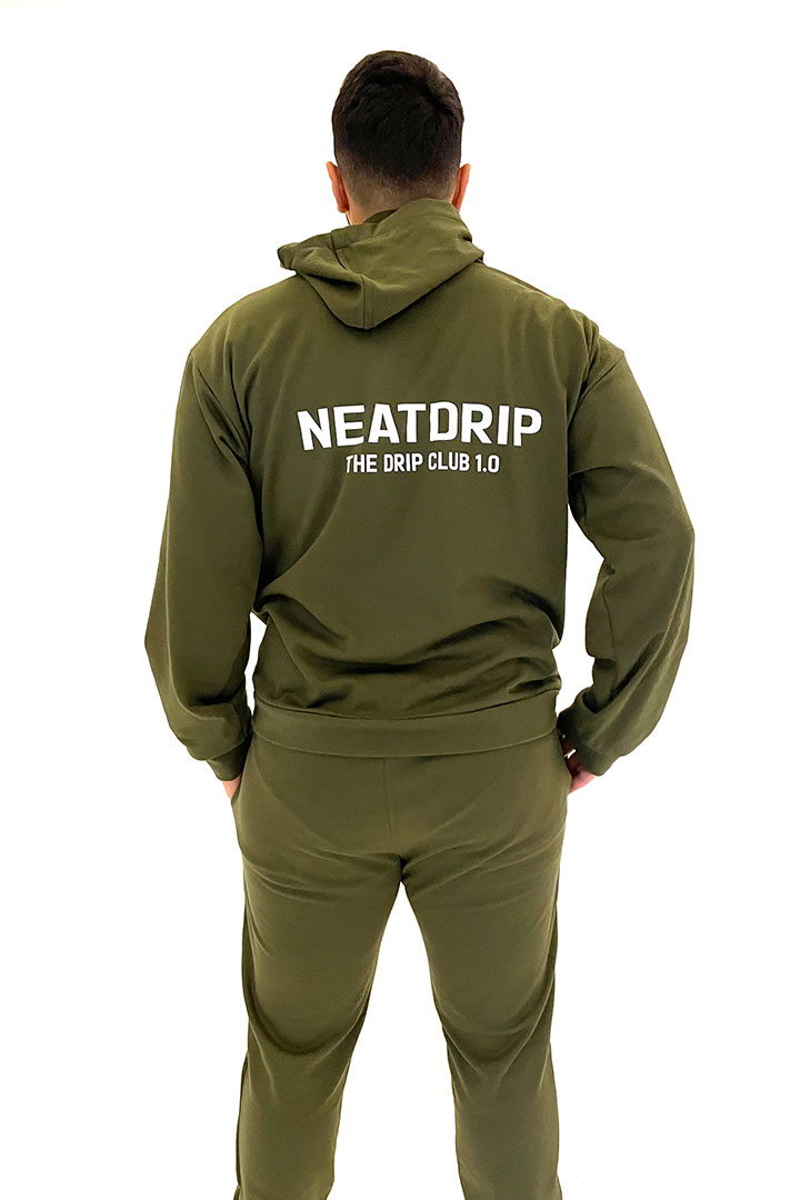 صورة Neatdrip Hoodie & Sweatpants Set-Khaki