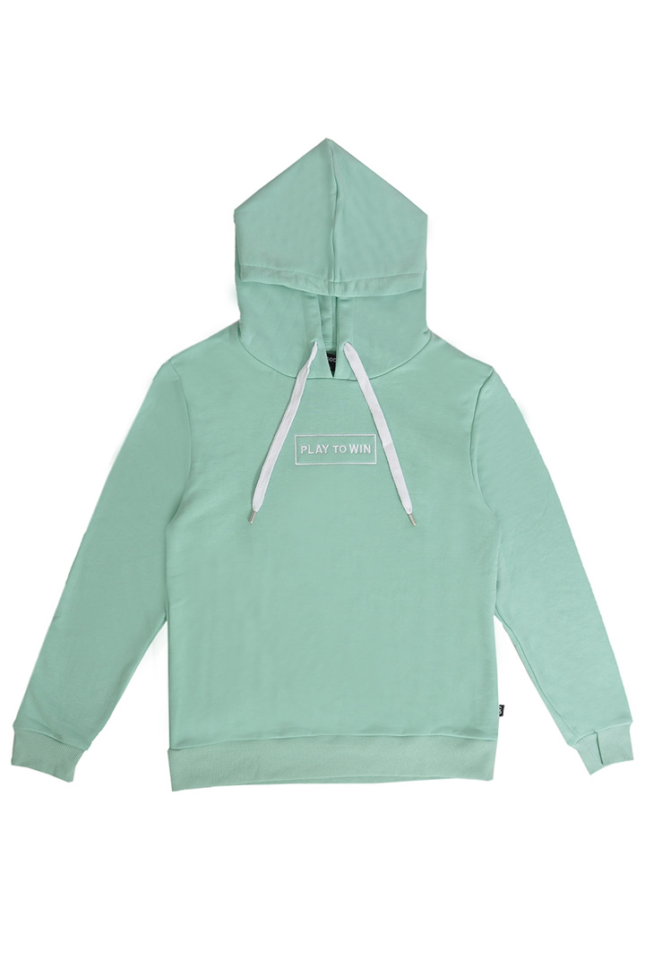 Picture of Play to Win Hoodie-Minty Green