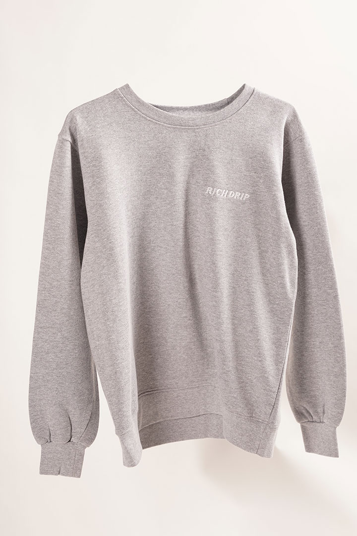 Picture of Rich Drip Jumper-Grey
