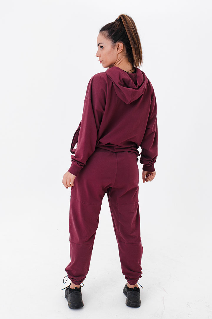 Picture of XY Hoodie Unisex-Burgundy