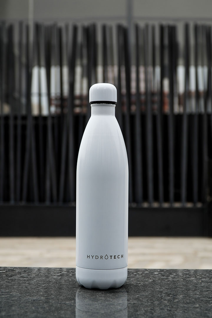 صورة Sporty Storage Water Bottle -White
