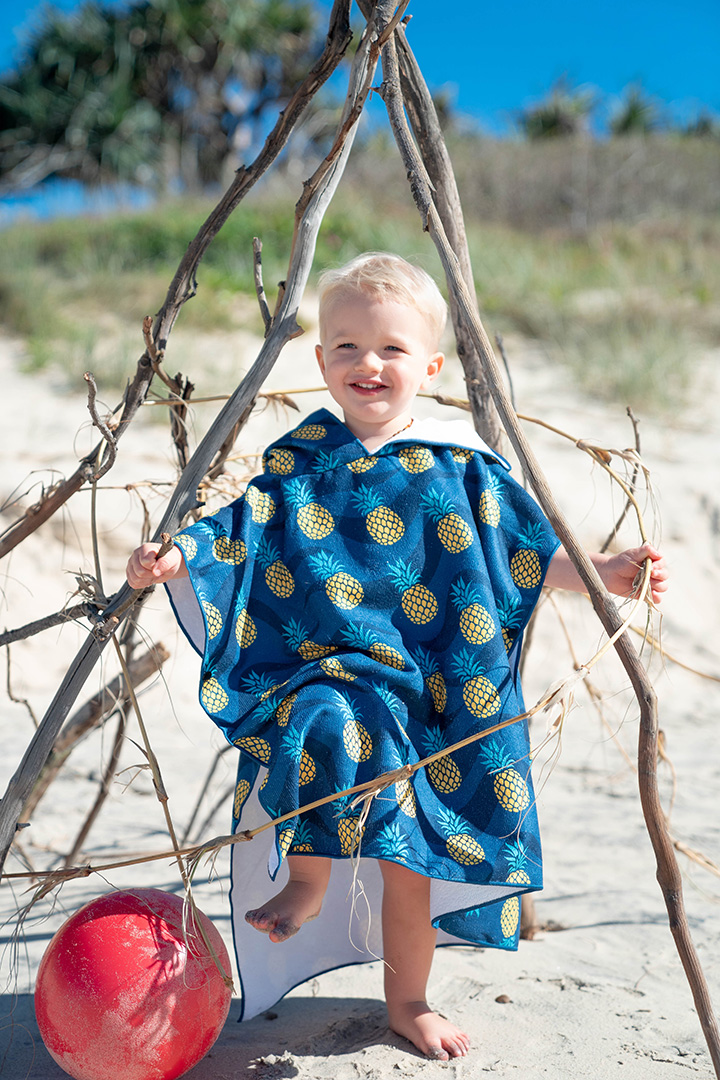 صورة Kids Beach Towel Pineapple-Large