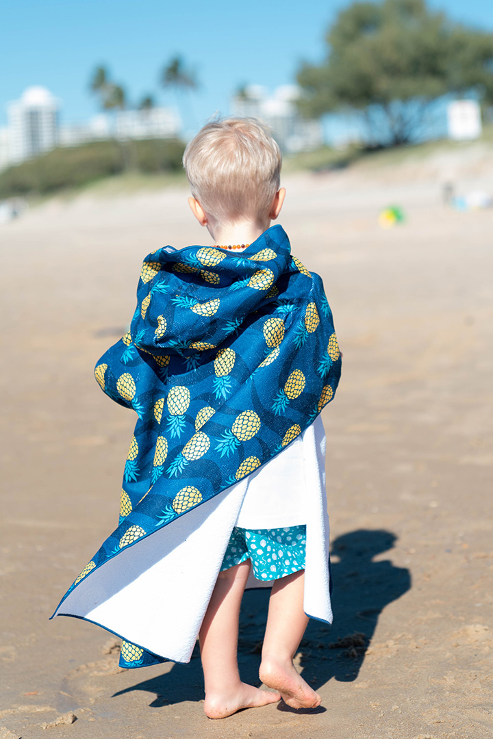 Picture of Kids Beach Towel Pineapple-Small