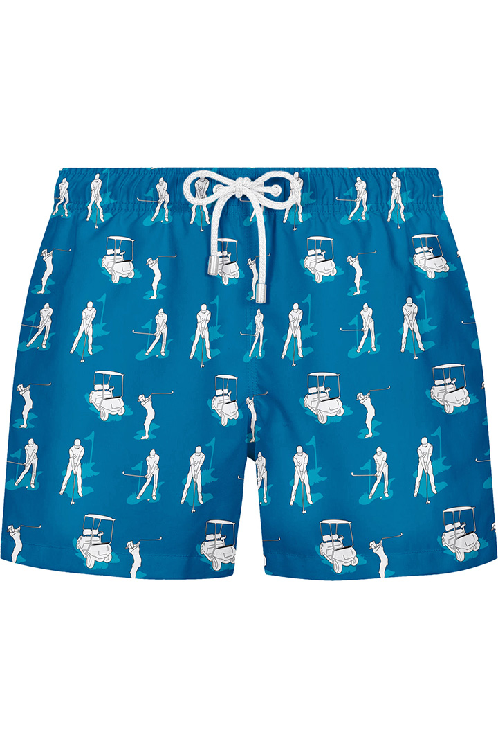 Picture of Man Golf Blue Shorts 