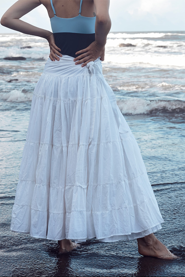 صورة Moorea Skirt - White