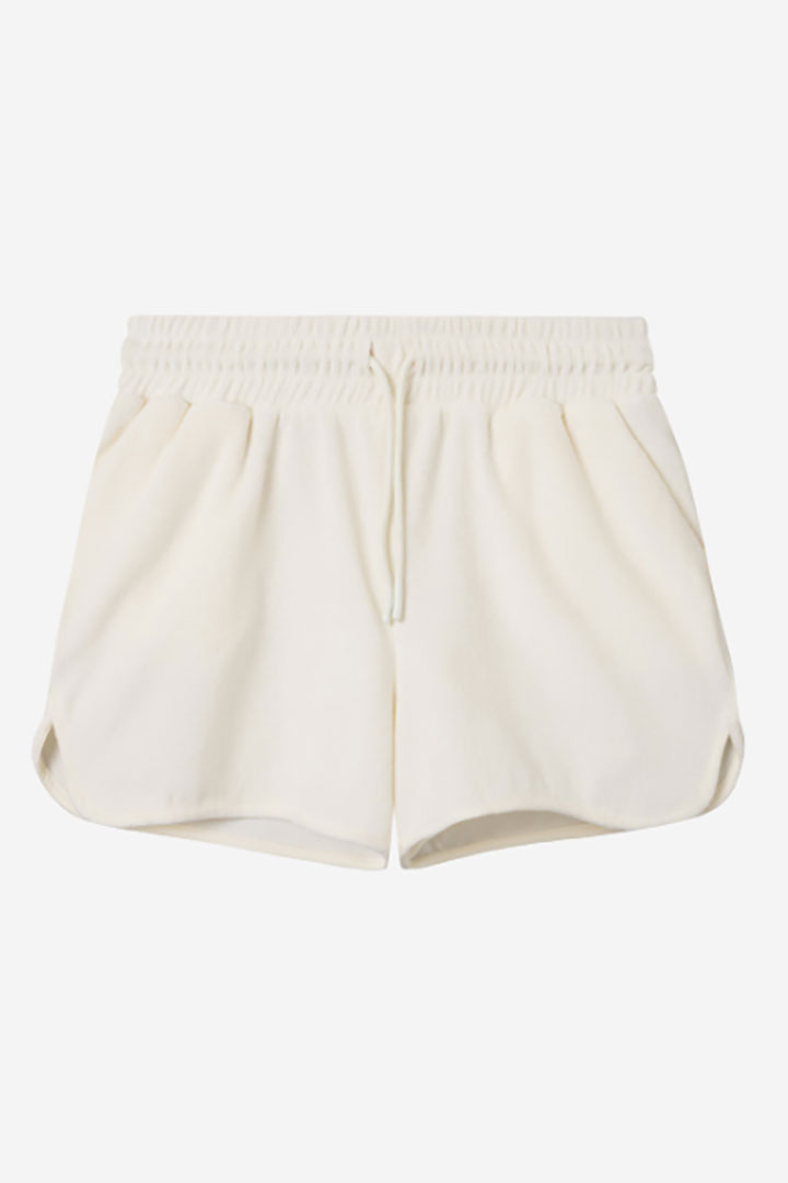 Picture of Terry Low Shorts-White
