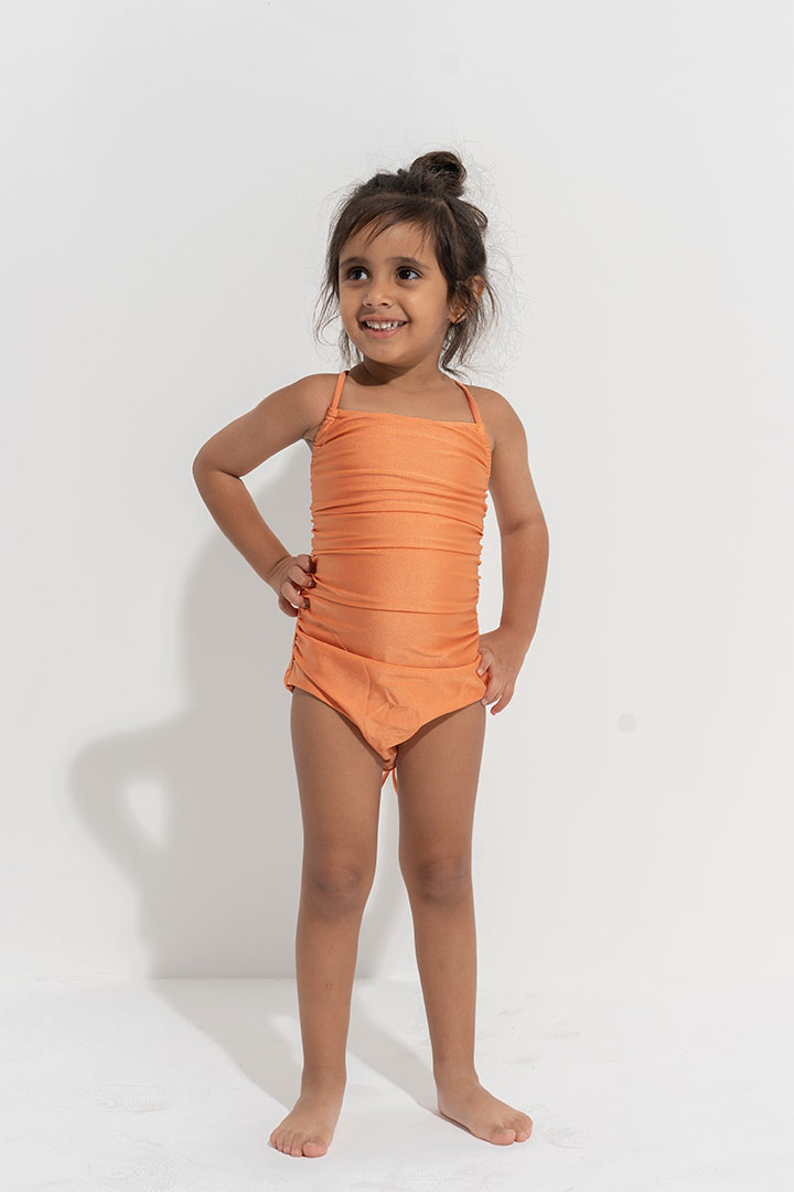 صورة Kids Swimsuit-Orange