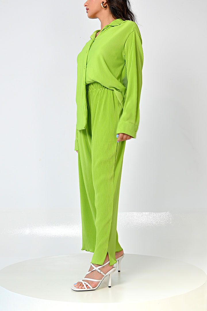 Picture of Summer Pleated Set-1 Green