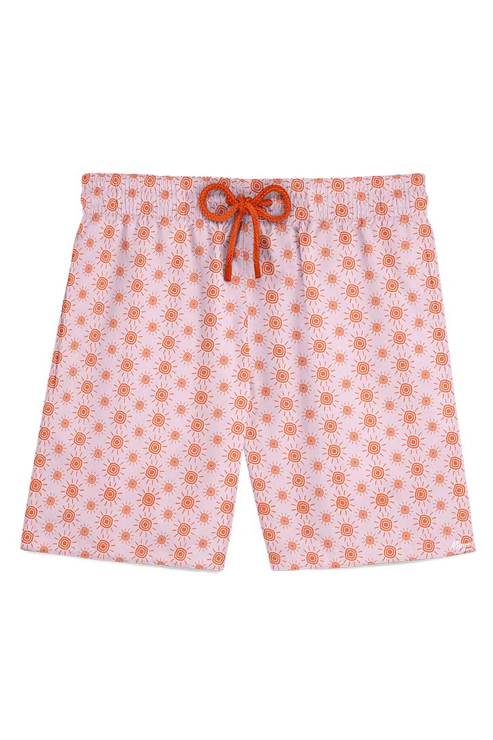 Picture of Mid-Length Swimming Shorts - Pink