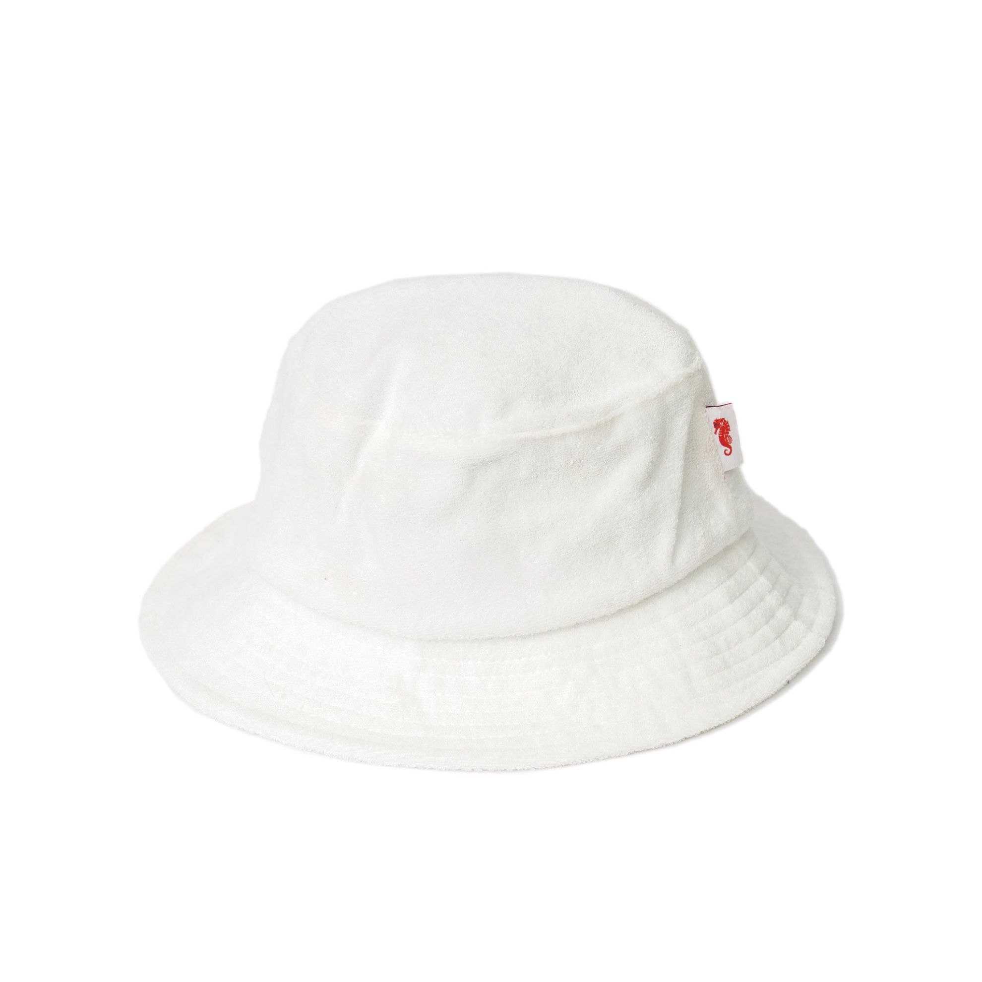 صورة Towel Bucket Hat -Kids -White