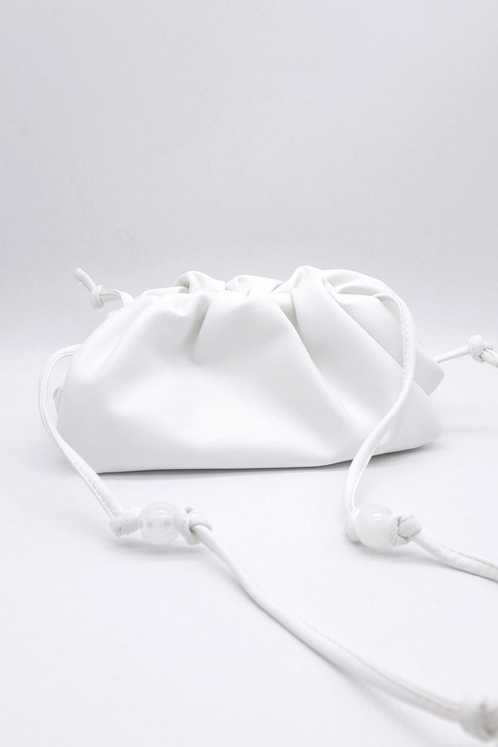 Picture of Gena Shoulder Pleather Clutch-White
