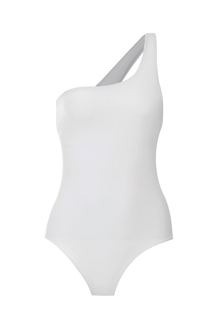 صورة S'wet One Piece Swimsuit-White