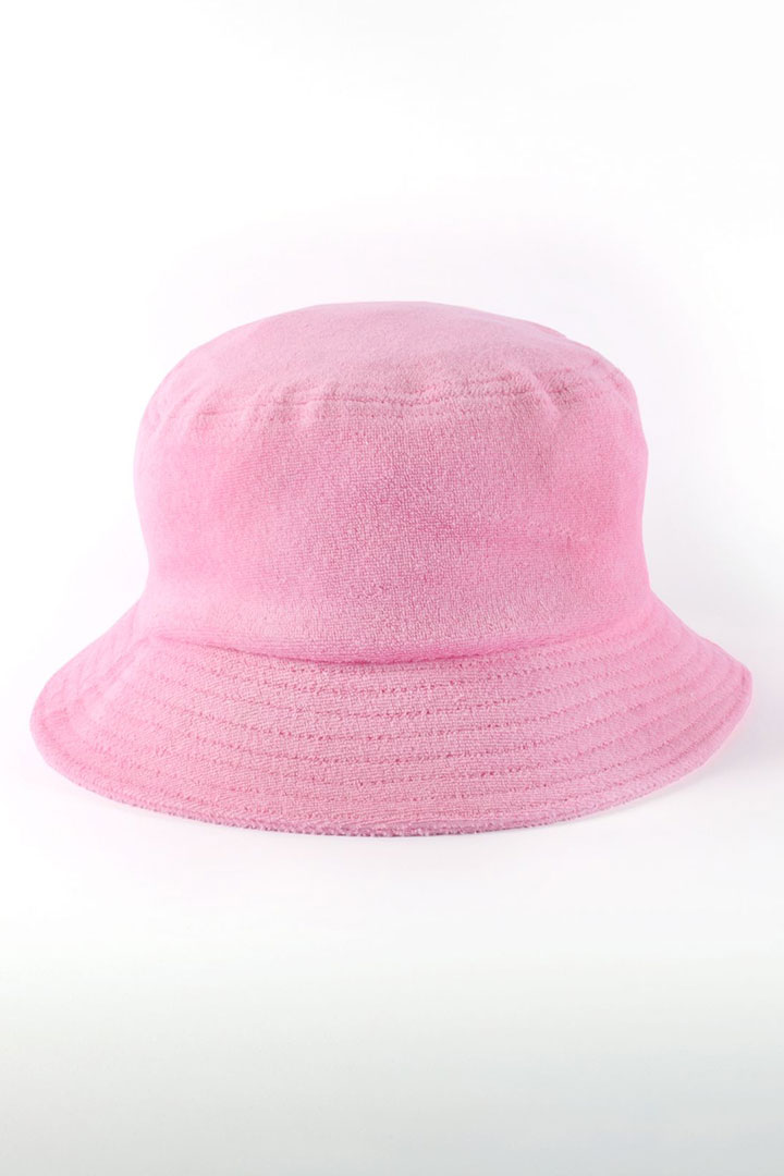 صورة Towel Bucket Hat-Pink