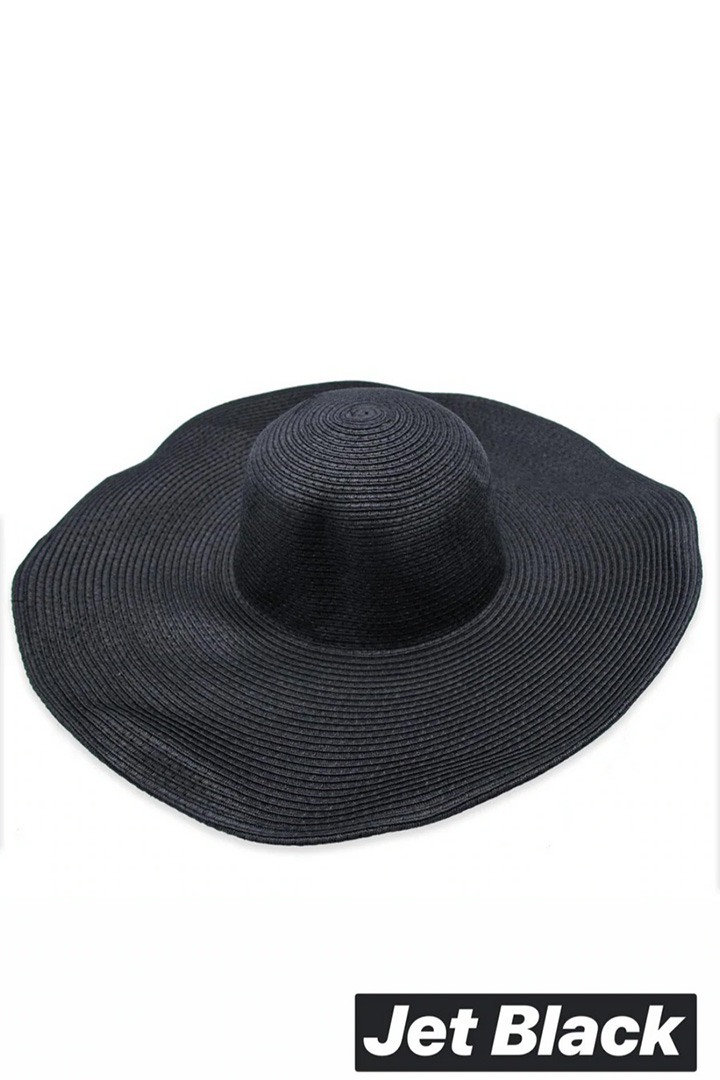 Picture of Classic Beach Hat-Jet Black