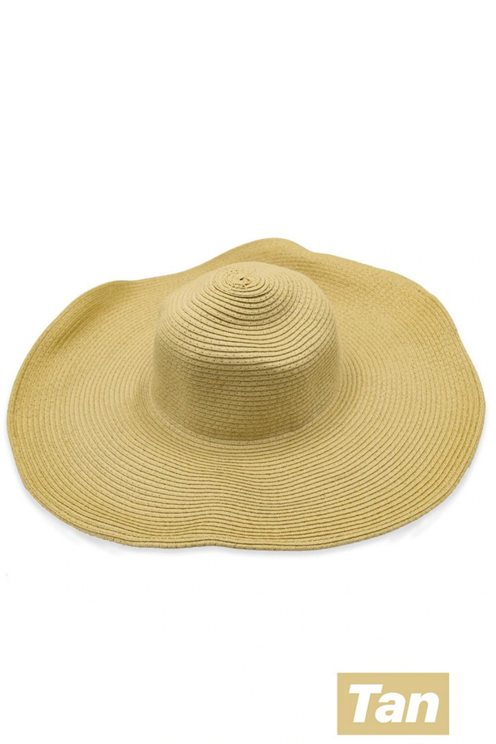 صورة Classic Beach Hat-Tan